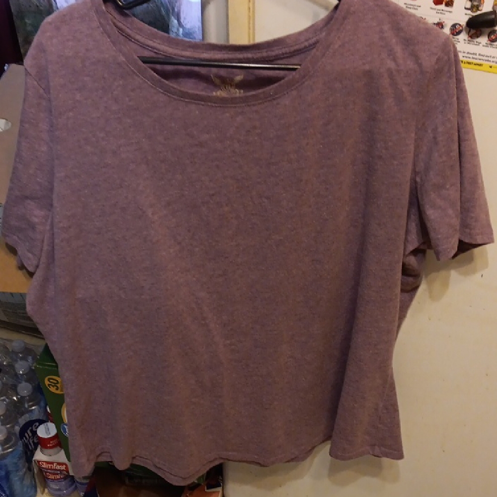 Faded Glory Purple Short Sleeve T-Shirt